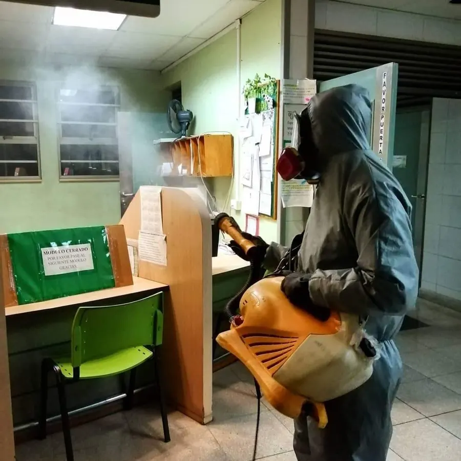Control de plagas en dependencias institucionales